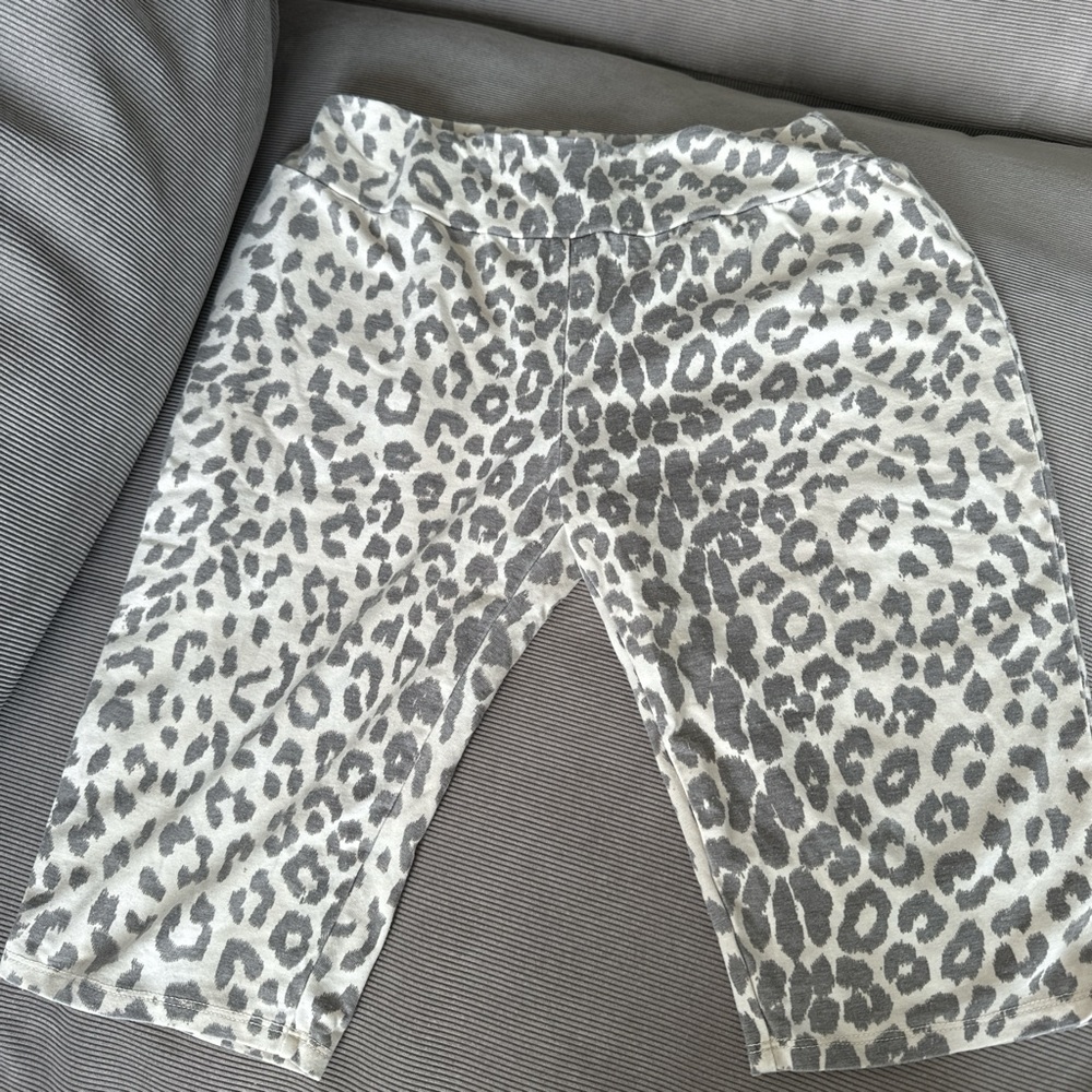 Chaser leopard print biker shorts